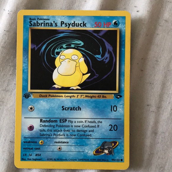 Other - Sabrinas psyduck Pokémon card